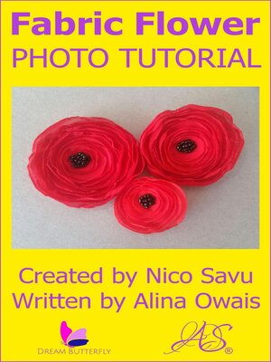 cover image of Fabric Flower Photo Tutorial
